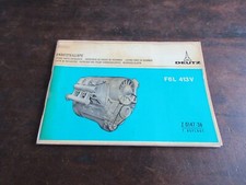 Deutz F6L 413V Z0147-36 Parts catalogue catalogo Ersatzteilliste Teilekatalog