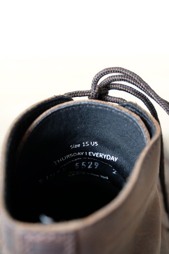 Thursday Boot Co Everyday Captain Lug Sole Mens Cap Toe Size 15 US Leather - Picture 8 of 8