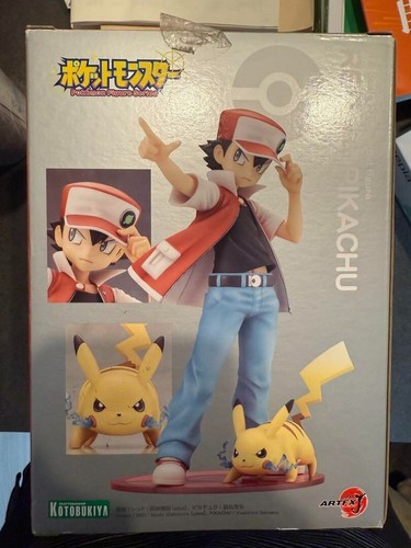 Kotobukiya ARTFX J Pokemon Serie Rot mit Pikachu Figur Maßstab 1/8 Gebraucht - Bild 3 von 8