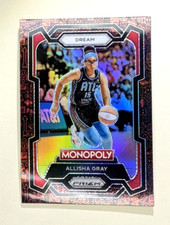 Allisha Gray *2024 Panini Prizm WNBA  Monopoly* Red & Black Icons #6-Dream