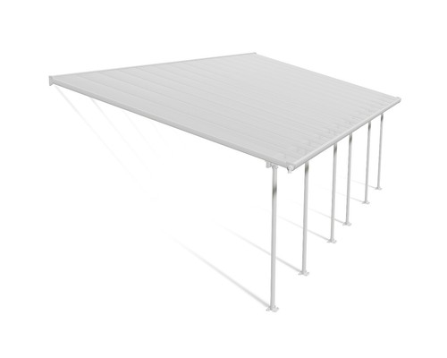 CANOPIA | Feria 4X8.5 Aluminum Patio Cover White Clear - Picture 9 of 9