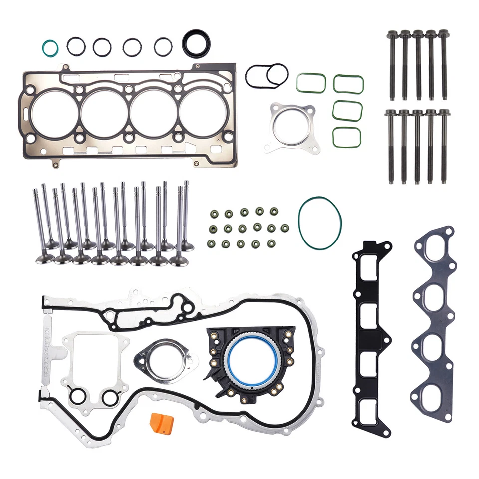 Zylinderkopfdichtung & Ventil & Schrauben Satz Für VW 1.4 TSI Golf Passat Fabia - Bild 4 von 4