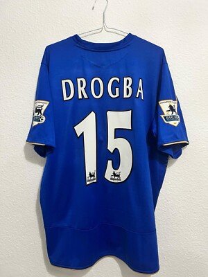 Chelsea FC 05/06 レプリカユニフォーム Chelsea FC 05/06 Centenary Home Shirt Large Drogba 15 | eBay UK