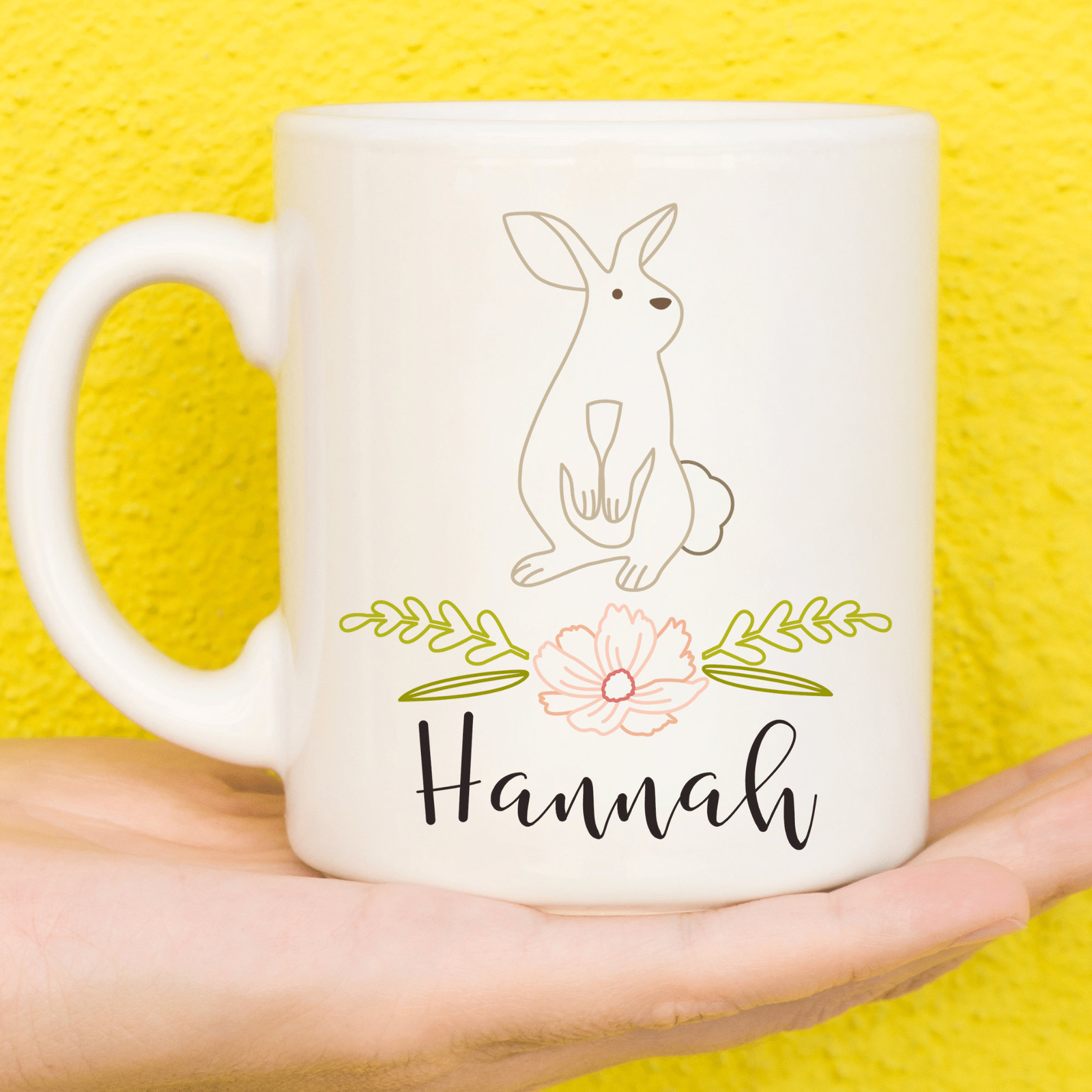 Rabbit Gift Rabbit Lovers Personalised Mugs Custom Mug Personalised Gift