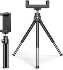 Lightweight Mini Webcam Tripod for Smartphone, Tripod Mount Cell Phone Holder