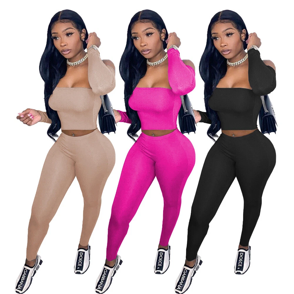 New Sexy Women Long Sleeves Boat Neck Skinny Patchwork Solid Club