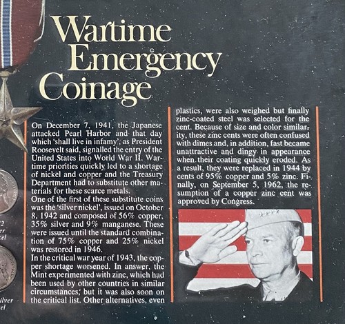 WARTIME EMERGENCY COINAGE Collection Picture With Background - Picture 3 of 4