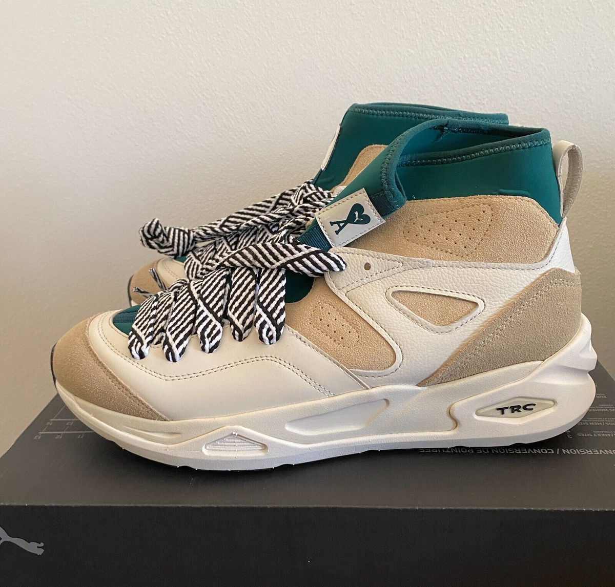 イチエー PUMA x AMI TRC Sneakers Athletic Shoes High Hi Top Blaze Mid