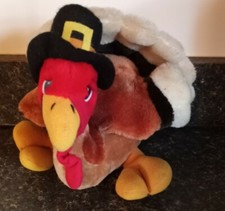 Wallace Berrie 1982 Vintage Plush Thanksgiving Turkey