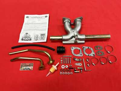 Ansaugrohr HPMX / IDF Einvergaser Set VW Käfer Kübel Ansaugbrücke EMPI (45-1271)