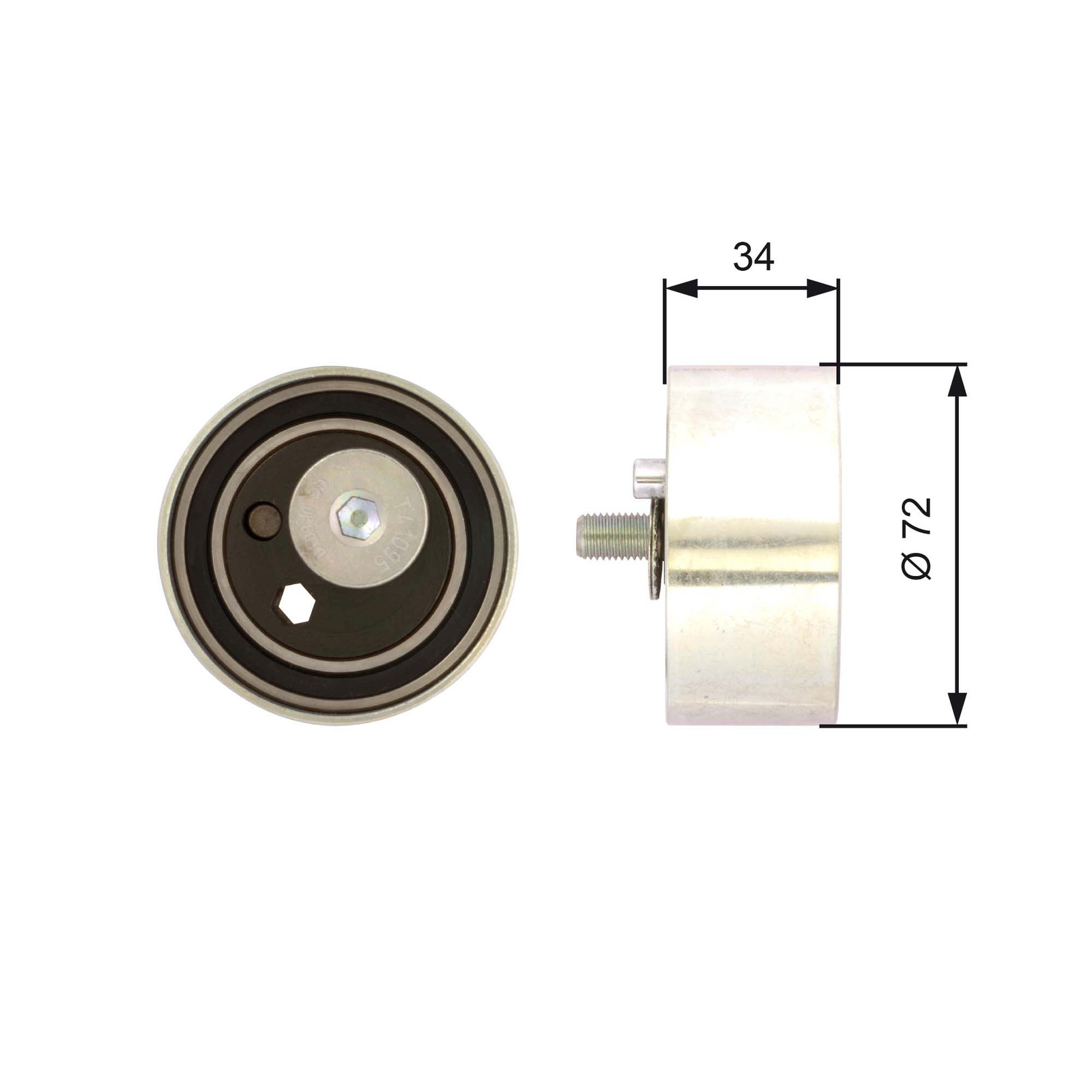 ✅Fits GATES T41095 T41095 POWERGRIP TENSIONER ⭐UK Seller⭐ - Image 6