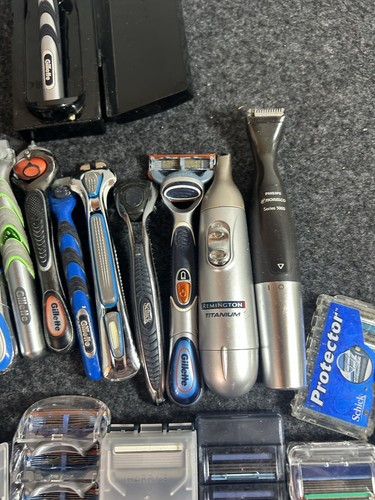 Lote 13x Afeitadoras Gillette y Cuchillas Varios Modelos Usado Estado - Imagen 4 de 8