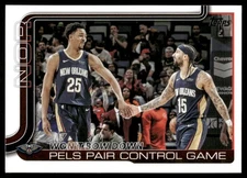 2025-26 Topps #299 Won't Bow Down: Pels Pair Control Game