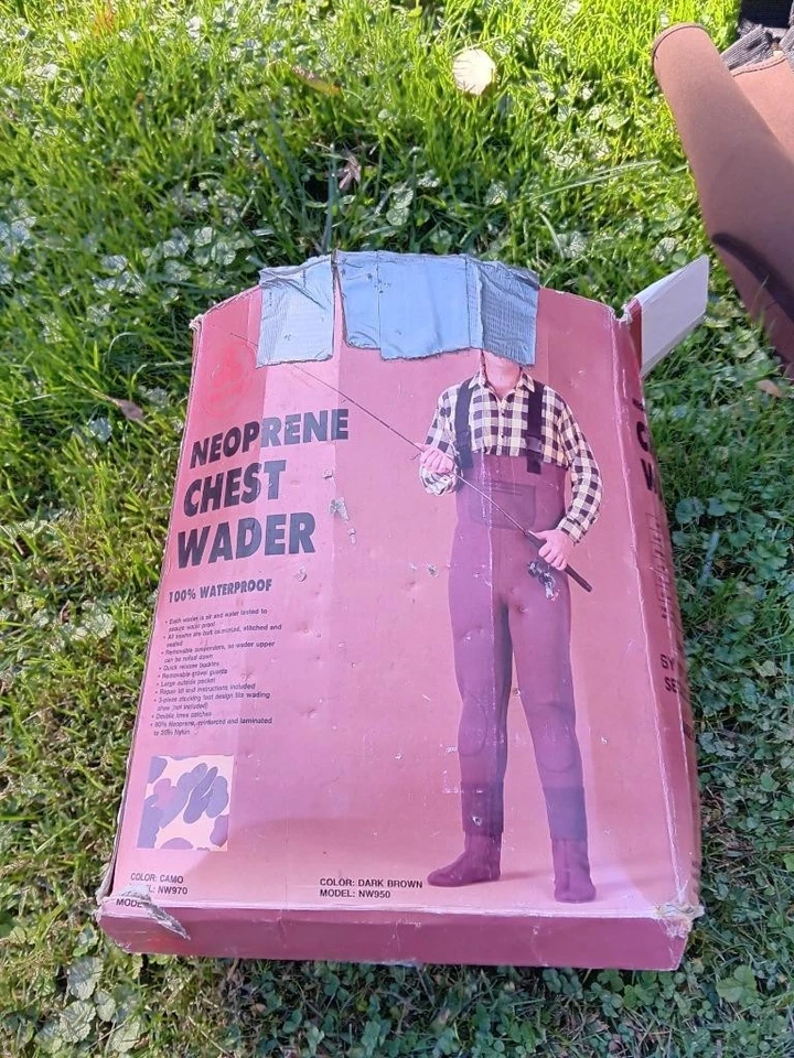 Pro Line Neoprene Chest Wader Model NW950 Size Medium/8-10 Foot/5'7"-6'0" - Image 2 of 4