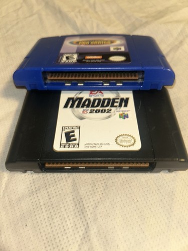 Nintendo 64 Game Lot Tony Hawks Pro Skater, Madden 2002 Cartridge - Picture 3 of 3