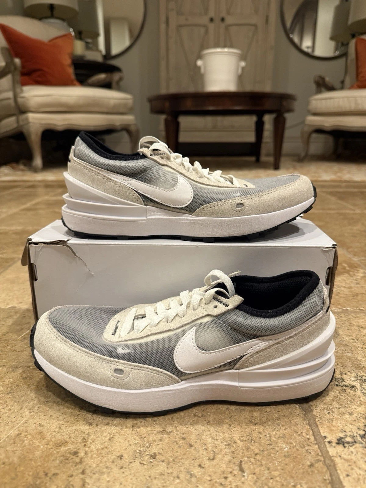 Nike Waffle One Summit bianche GS taglia 6 anni 7 5 donna DC0481 100