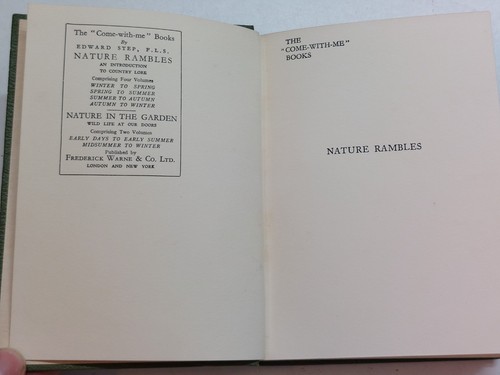 Vintage nature Rambles Books - Imagen 7 de 11