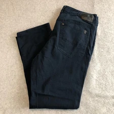 BUFFALO BY DAVID BITTON JEANS - MENS 38x32 - SAM-X SLIM STRAIGHT BLUE DENIM