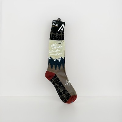 Ace USA Not All Who Wonder Are Lost Socks