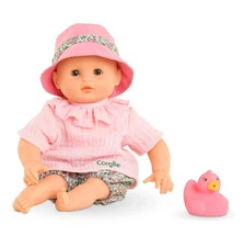 Calypso Poupon Bath Baby Soft Body Bath Doll wCup Sleeping Eyes Vanilla Frag