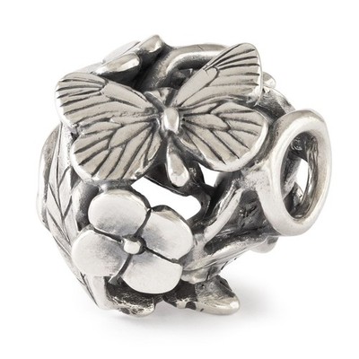 TROLLBEADS Silberbead Blütentanz der Freude 925 Sterlingsilber TAGBE-60014