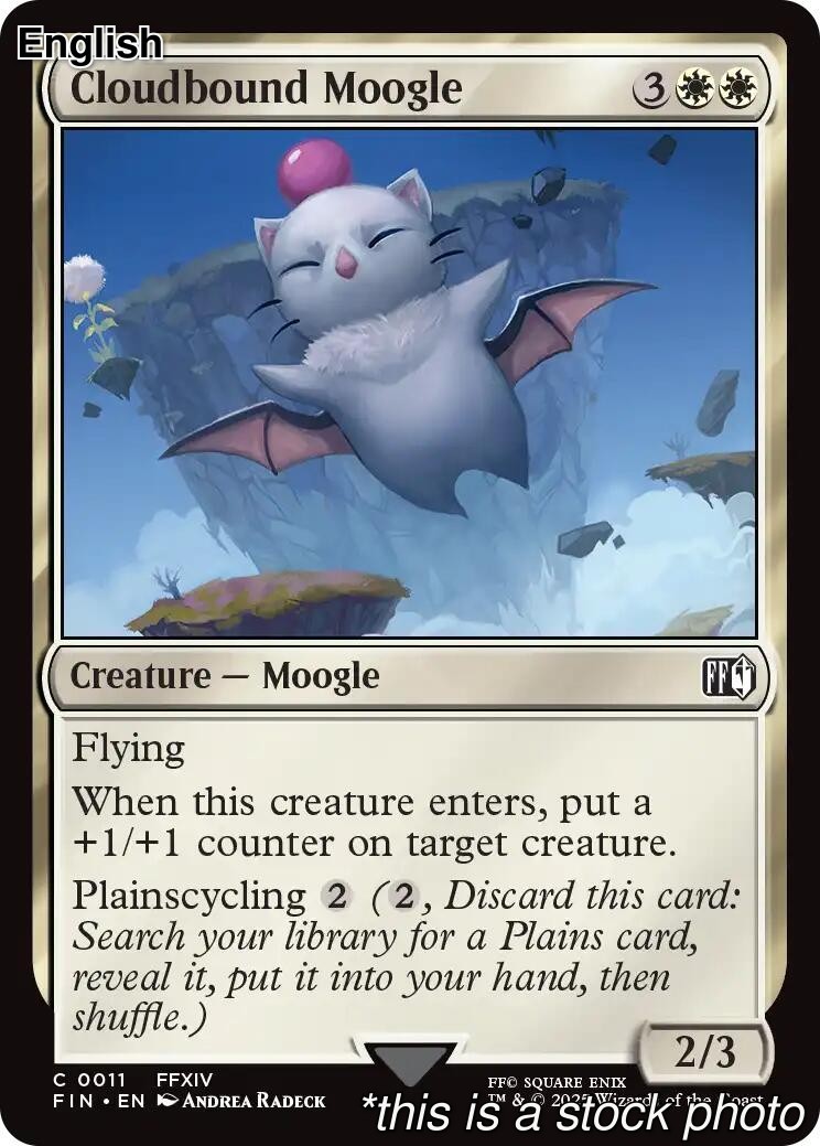 EN Cloudbound Moogle 11 FINAL FANTASY Common LP