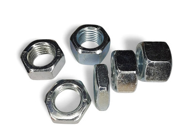 Sechskantmuttern M3 M4 M5 M6 M7 M8 M10 Stahl Verzinkt Standard Hoch Flach Mutter