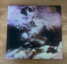 * AL JOURGENSEN * signed vinyl album * MINISTRY * THE LAND OF RAPE AND HONEY *