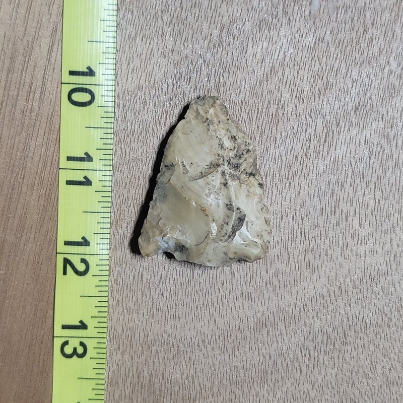 WELL USED AUTHENTIC MISSOURI STEMMED SPEAR KNIFE NICE ARTIFACT STONE TOOL