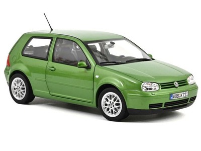 1998 VOLKSWAGEN GOLF GTI GREEN 1/18 DIECAST MODEL CAR BY NOREV