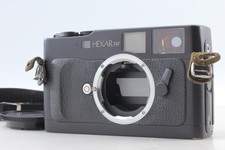 Near MINT Konica Hexar RF Black Rangefinder 35mm Film Camera Body From JAPAN