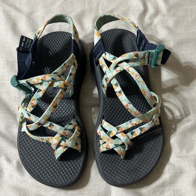 CHACO ZX/2 Double Strap Sandal Women's 6 Geometric Boho Colorful Comfort Cloud