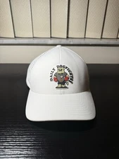 Branded Bills Daily Dogfights Adjustable Golf Hat White Vented Cap