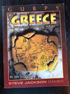 GURPS GREECE Age of Gods & Heroes SJG RPG Steve Jackson Games 6075