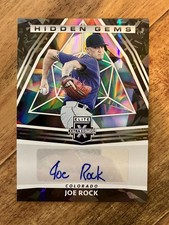 2022 Panini Elite Extra Edition #HG-JR Joe Rock Hidden Gems Signatures Black