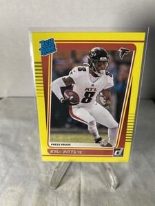 2021 Donruss Rated Rookie Kyle Pitts Press Proof Yellow #260 Atlanta Falcons