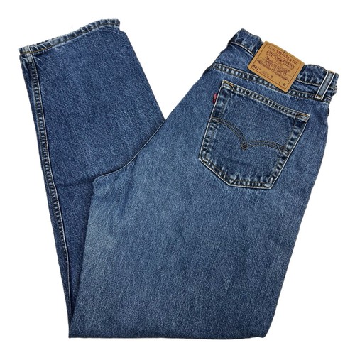 Vintage Levi's 561 Jeans Loose Fit Straight Leg Dark Wash Womens Actual 32x30 M - Picture 1 of 11