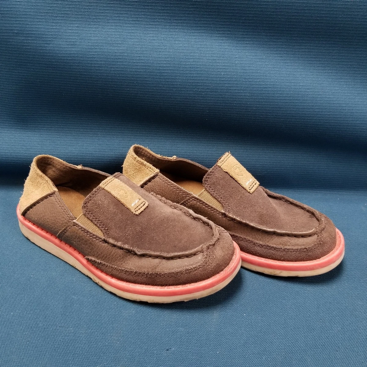 ARIAT BARN SHOES UNISEX SIZE 6 STYLE 70422 LEATHER UPPER SLIP ON VERY GOOD CONDT Ariat Upper Leather Slip On Unisex Kids main image 3