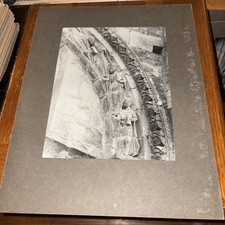 Foto Vintage Givray Chiesa Porta Dettaglio Porta Architettura Montata Francese