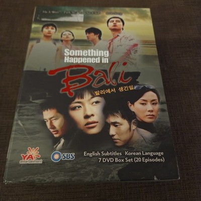 Something Happened in Bali Korean Drama 7 DVD  SET Region 1 NTSC Eng Sub