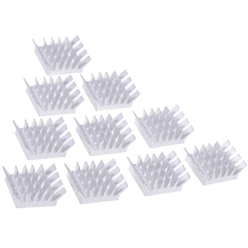 10pcs Aluminium Heatsink Computer Cooler Radiator Heat sink For MotherbYUR1 .# - Zdjęcie 8 z 12
