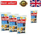 Burtons Fish 'N' Chips Salted Vinegar Baked Snack Biscuits - 15 Packs of 25g