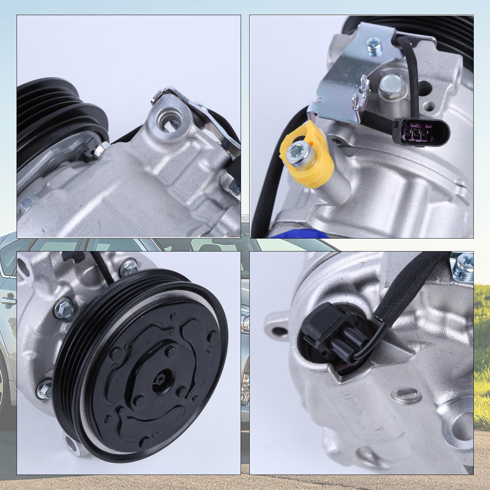 Bentley Bentayga Speed 2017-2023 Compressor with bracket P/N 4M0816803N