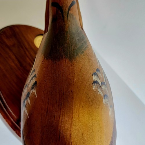 Big Sky Carvers Masters Edition Chris Olson 20" Pheasant 500/1250 Wood Sculpture - Picture 8 of 11