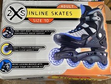 2XS Semi-Soft Boot Inline Skates Ankle ABEC-3 Bearings Mens Roller Blades US10