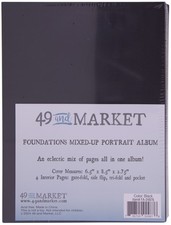 49  Market Foundations Mixed Up Album-Portrait, Black