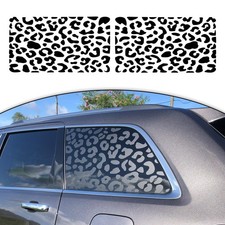 Universal Leopard Cheetah Car Side Window Decals Vinyl Stickers Easy Install