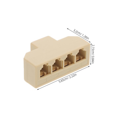 4 Pcs Telefon-Splitter Für Telefonkabel Telefonleitungsanschluss - 第 5/12 張圖片
