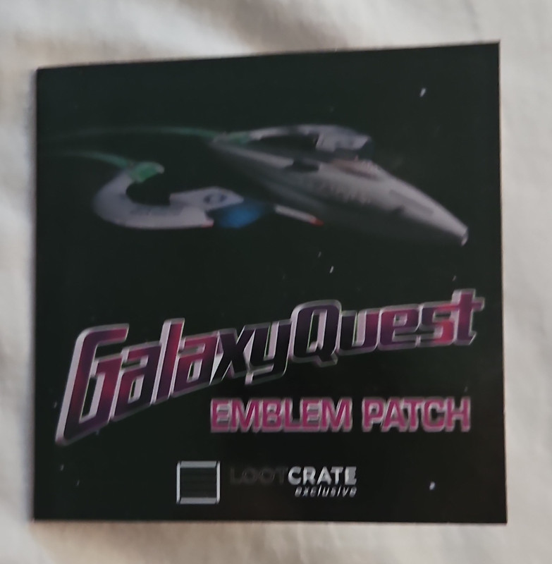 Galaxy Quest Emblem Patch Prop Replica Reproduction - Loot Crate w/ COA