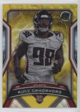 2024 Topps Resurgence Rookies Yellow Surge Refractor /225 Ruke Orhorhoro 1o0r